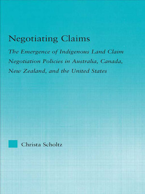 cover image of Negotiating Claims